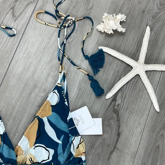 🔆ROXY🔆SIMPLE BLOSSOM PRINT TOP - Picture 15 of 15